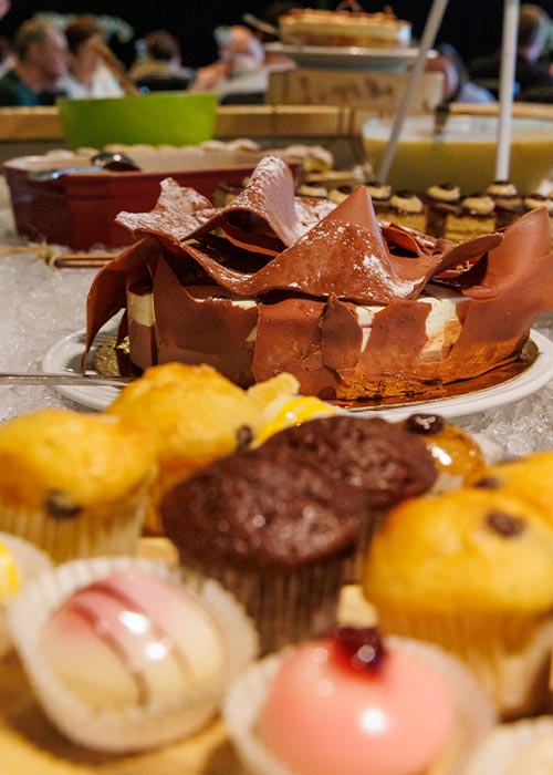 Uitgebreid brunchbuffet tijdens de zondagsbrunch in ’t Zavelhof